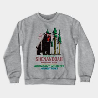 Shenandoah National Park Bear Crewneck Sweatshirt